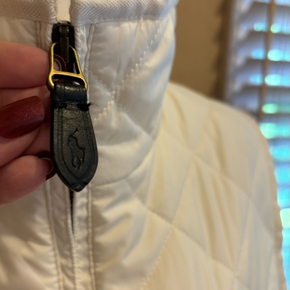 Ralph Lauren white quilted outdoor vest size large - Picture 3 of 15